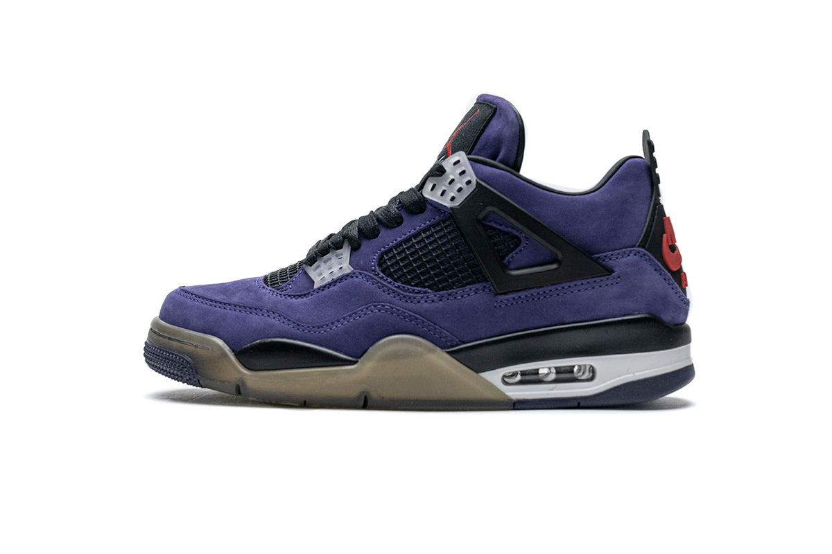Travis Scott x Air Jordan 4 Purple Suede Reps Sneaker AJ4-766302/766296 LN4