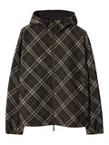 Burberry  reversible check hooded jacket