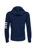 Thom Browne 4-Bar textured-stitch zip-up hoodie