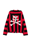 Mastermind World striped drawstring hoodie