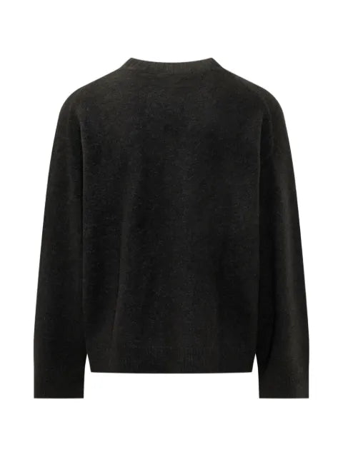 Represent logo-embroidered sweater