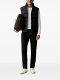 Armani Exchange monogram-print quilted gilet