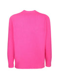 AMARANTO  crew-neck ribbed-trim sweater