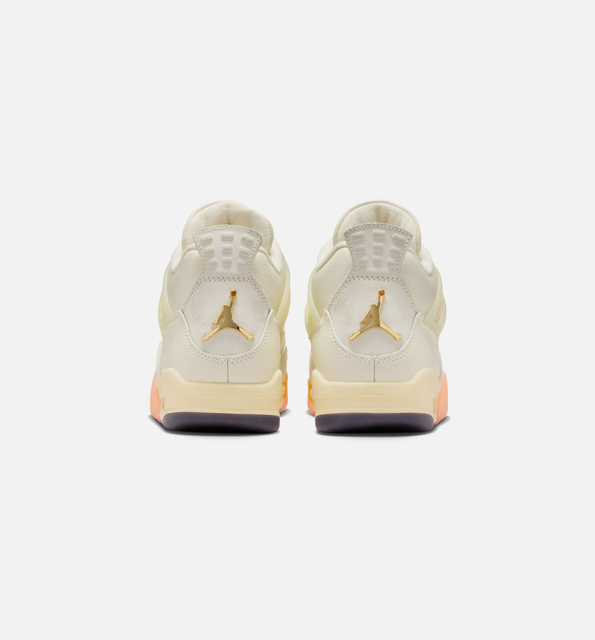 Air Jordan 4 Retro Birds of Paradise Women's Lifestyle Shoes - Coconut Milk/Metallic Gold/Muslin/Bright Mango/Sundial/Black
