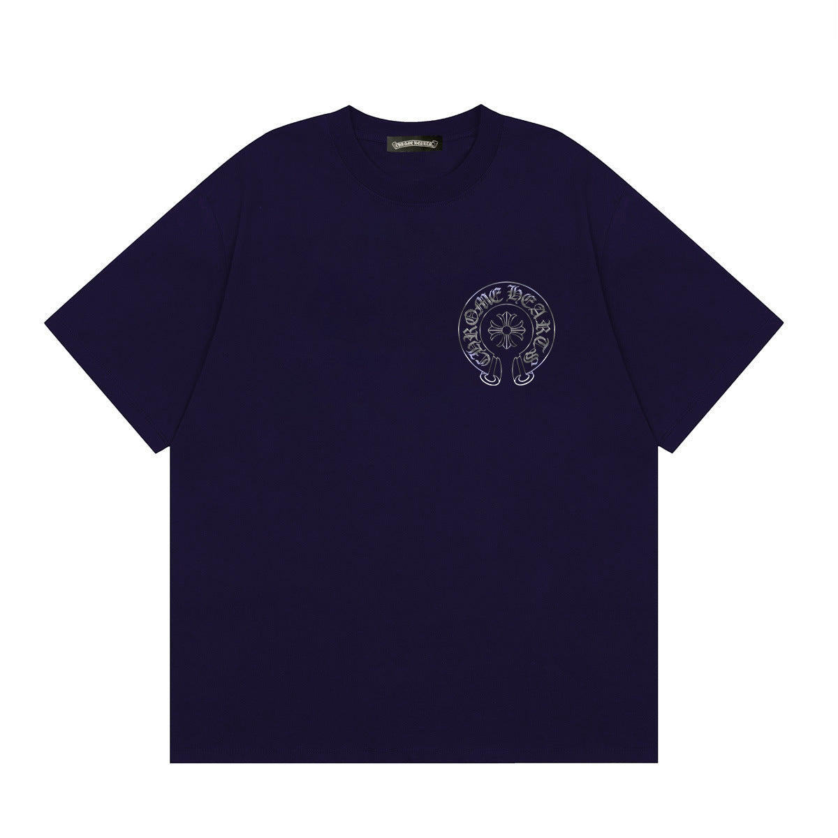 Chrome Hearts Multi‑Cross Horseshoe Graphic Oversized Tee Streetwear