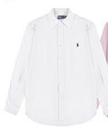 Ralph Lauren Embroidered Cotton-Blend Slub Linen Long-Sleeve Shirt